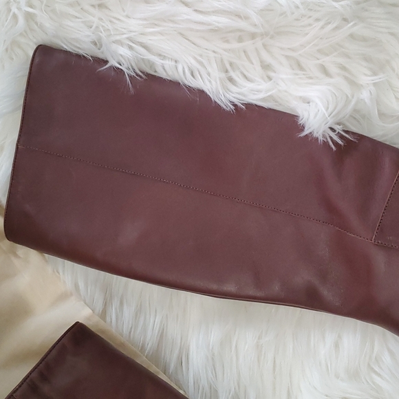 Loeffler Randall 6 brown wedge heel boots 6 tried on only - Picture 8 of 12